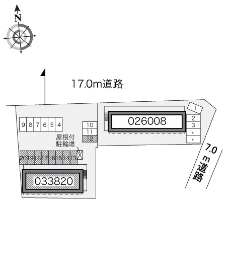 ★手数料０円★富士宮市万野原新田　月極駐車場（LP）